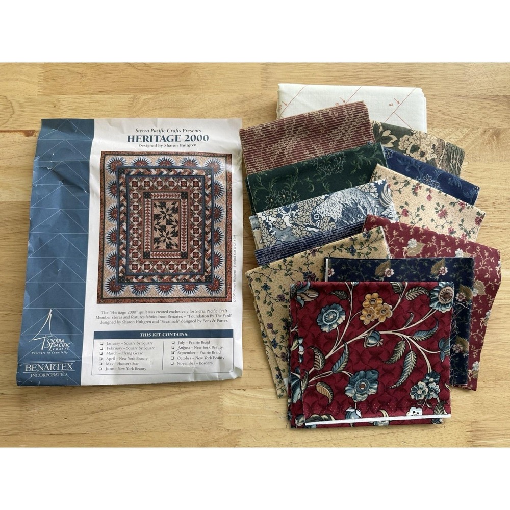 HERITAGE 2000 Sept. PRAIRIE BRAID* - Quilt Kit‎ - SHARON HULTGREN Sierra Pacific